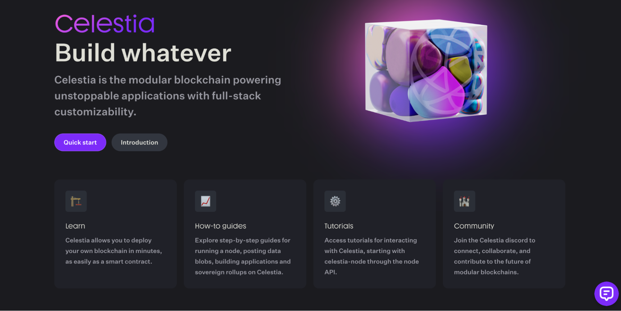 Celestia Blobstream cross-chain settlement