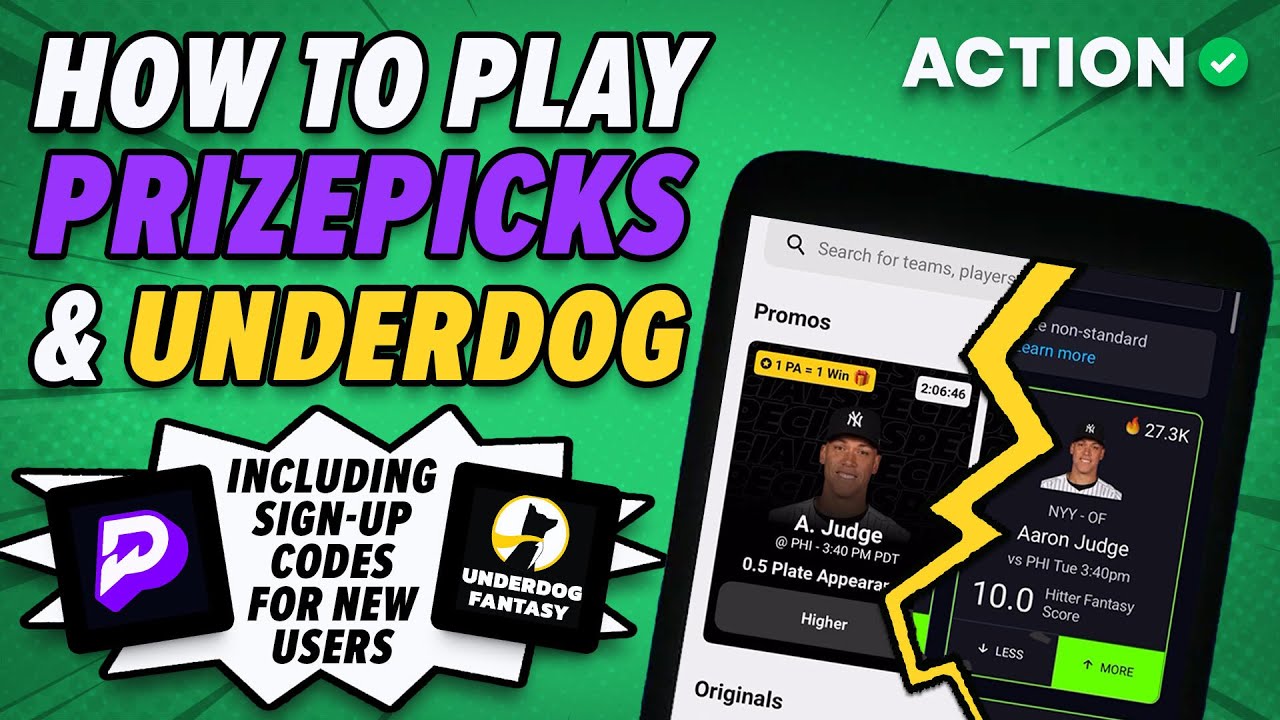 Underdog Fantasy app with sign-up bonus screenshot