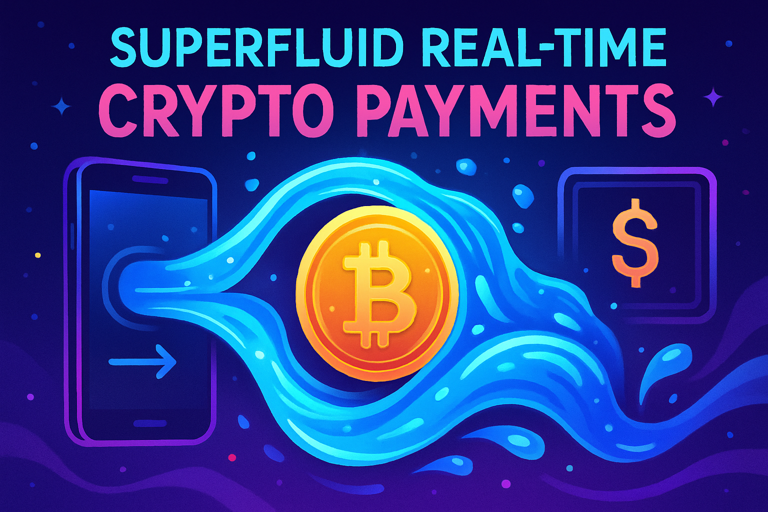 Superfluid real-time crypto payments