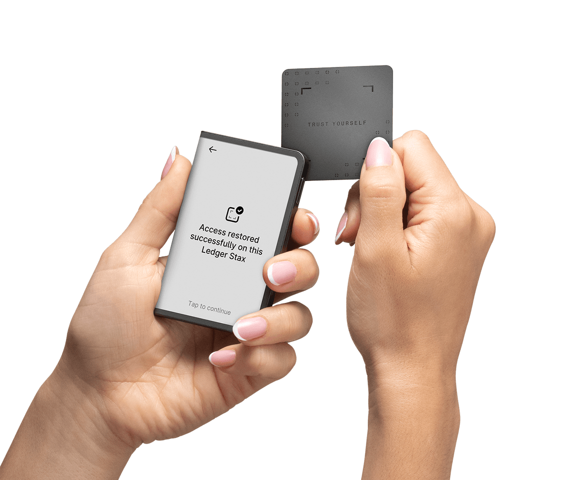 Ledger Stax wireless Qi charging