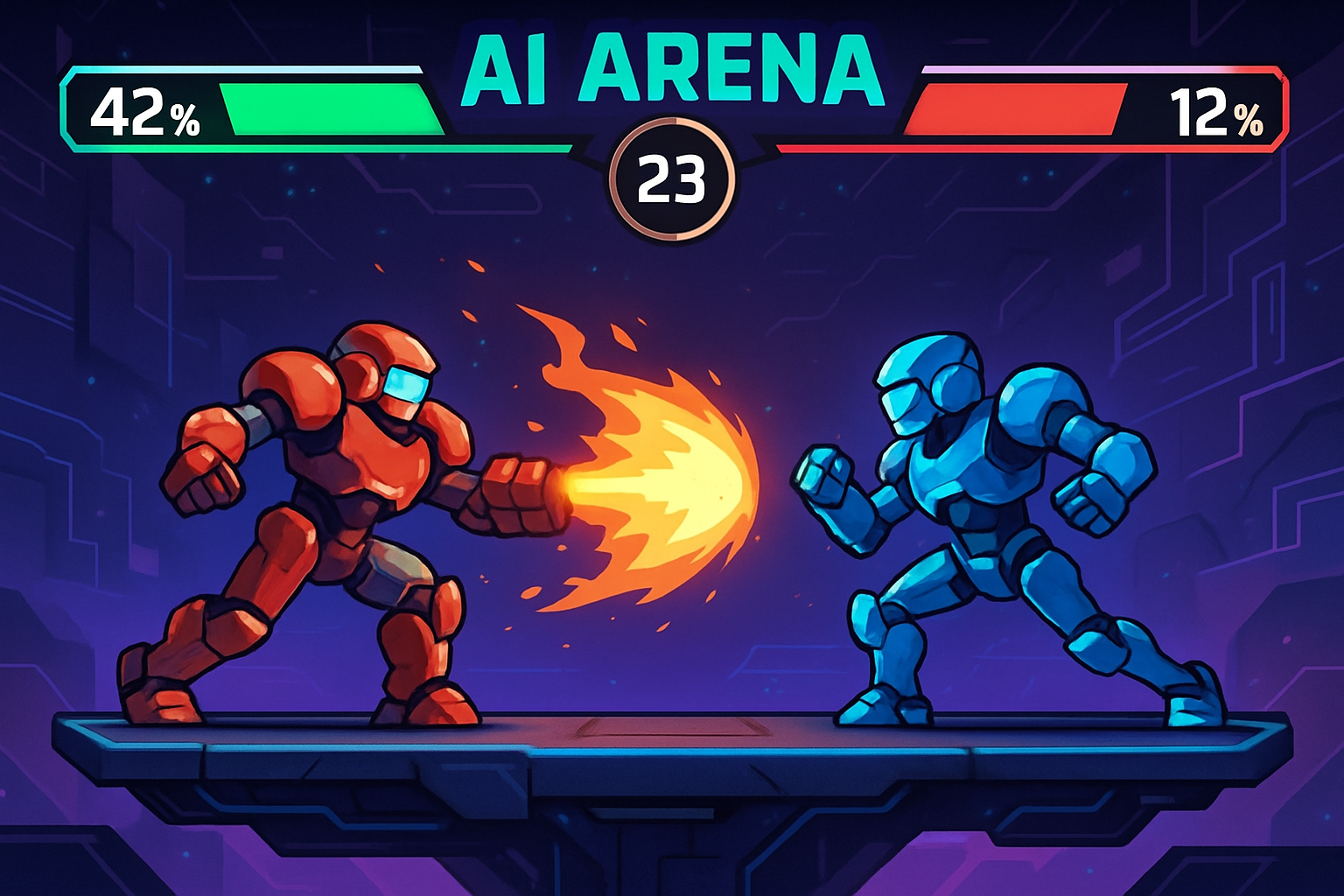 AI Arena Game PvP battle screenshot
