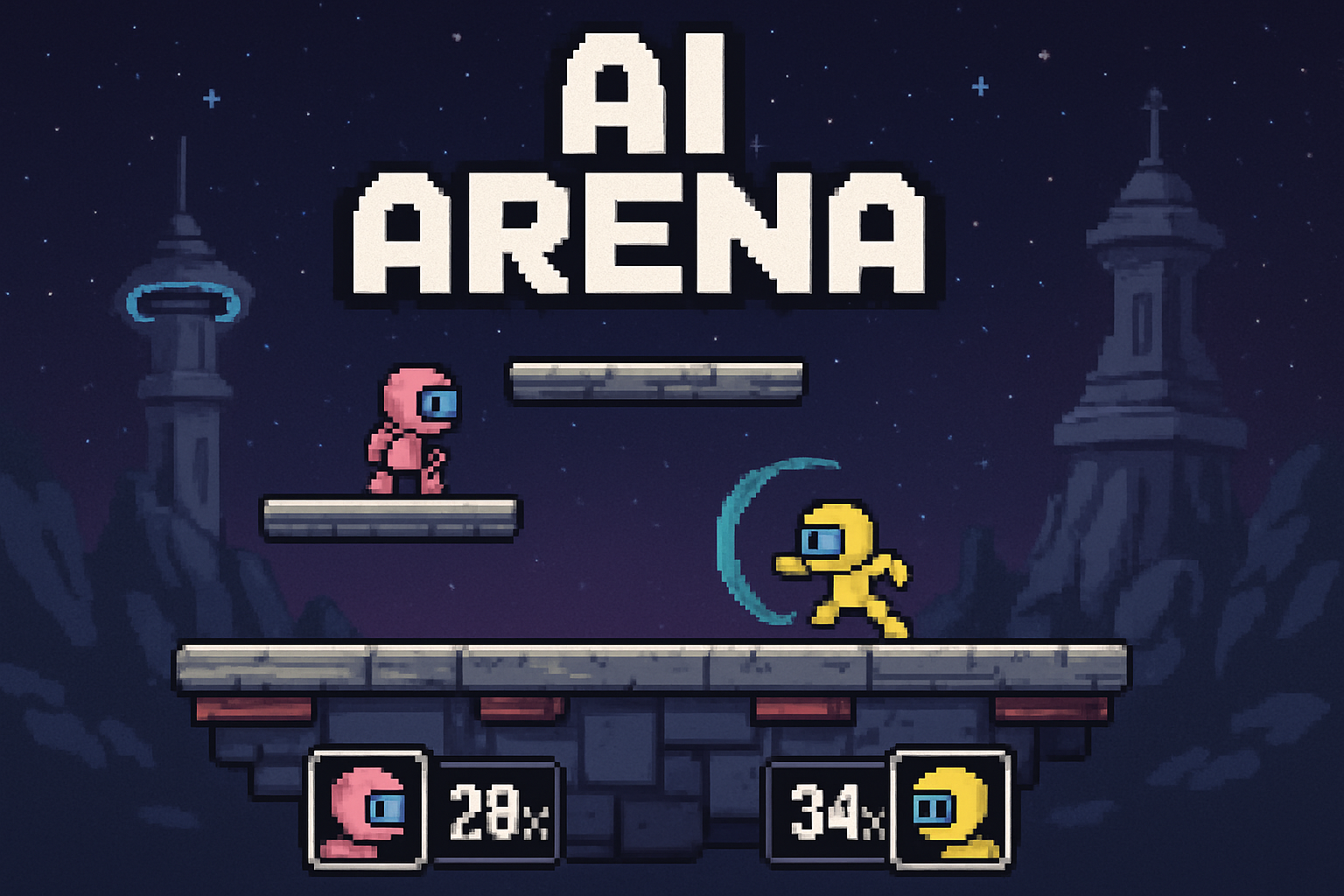 AI Arena Game PvP platform screenshot