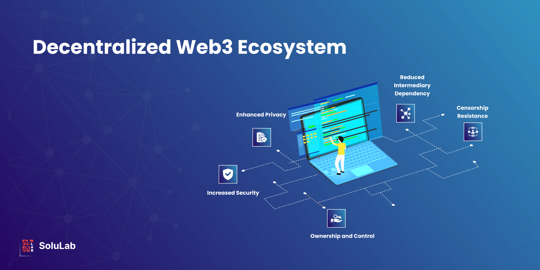 decentralized social app features diagram