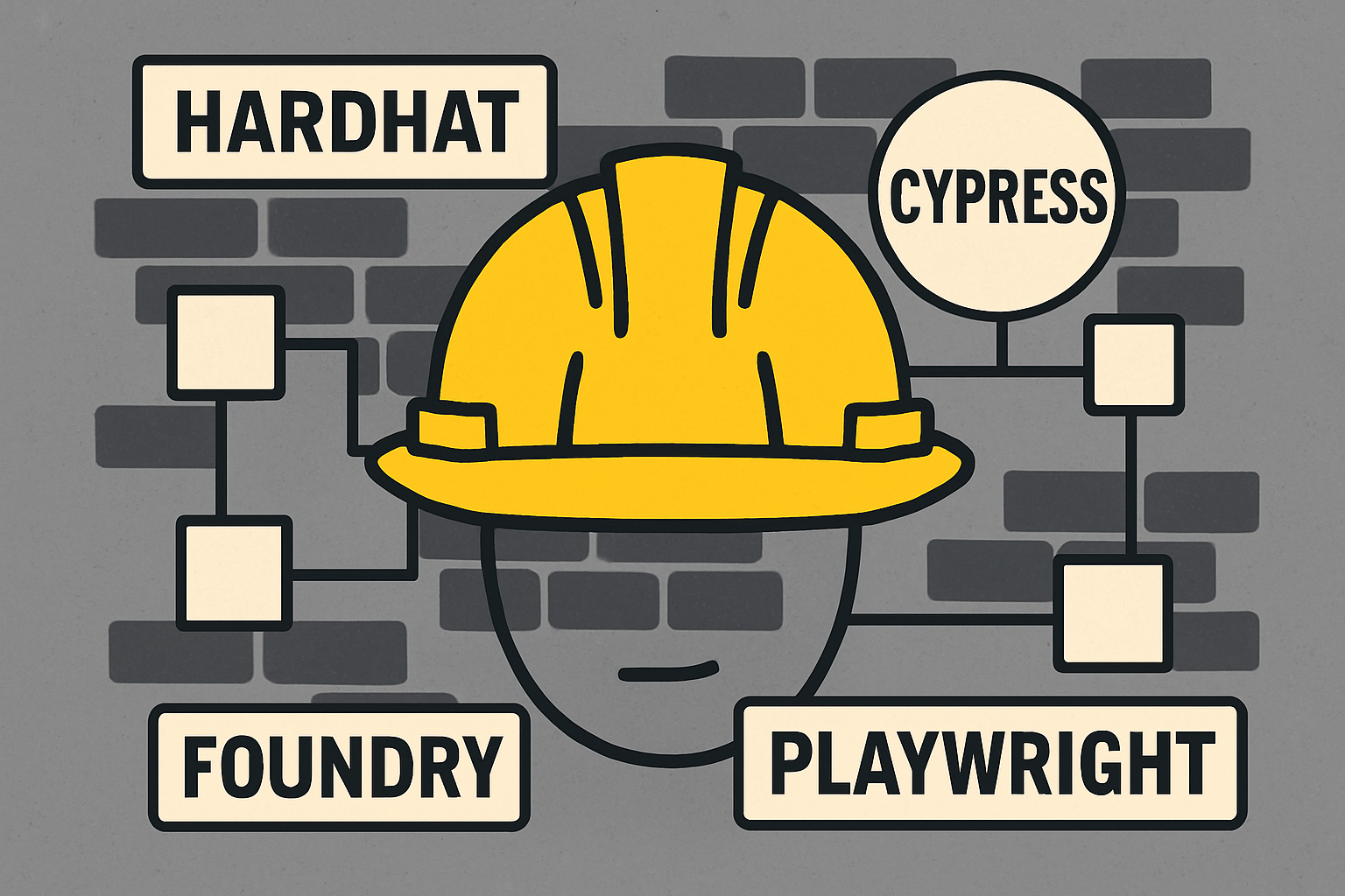 Hardhat Foundry Cypress Playwright blockchain testing