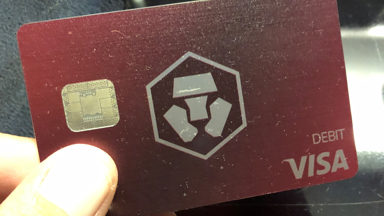 Crypto.com Ruby Steel Visa Card