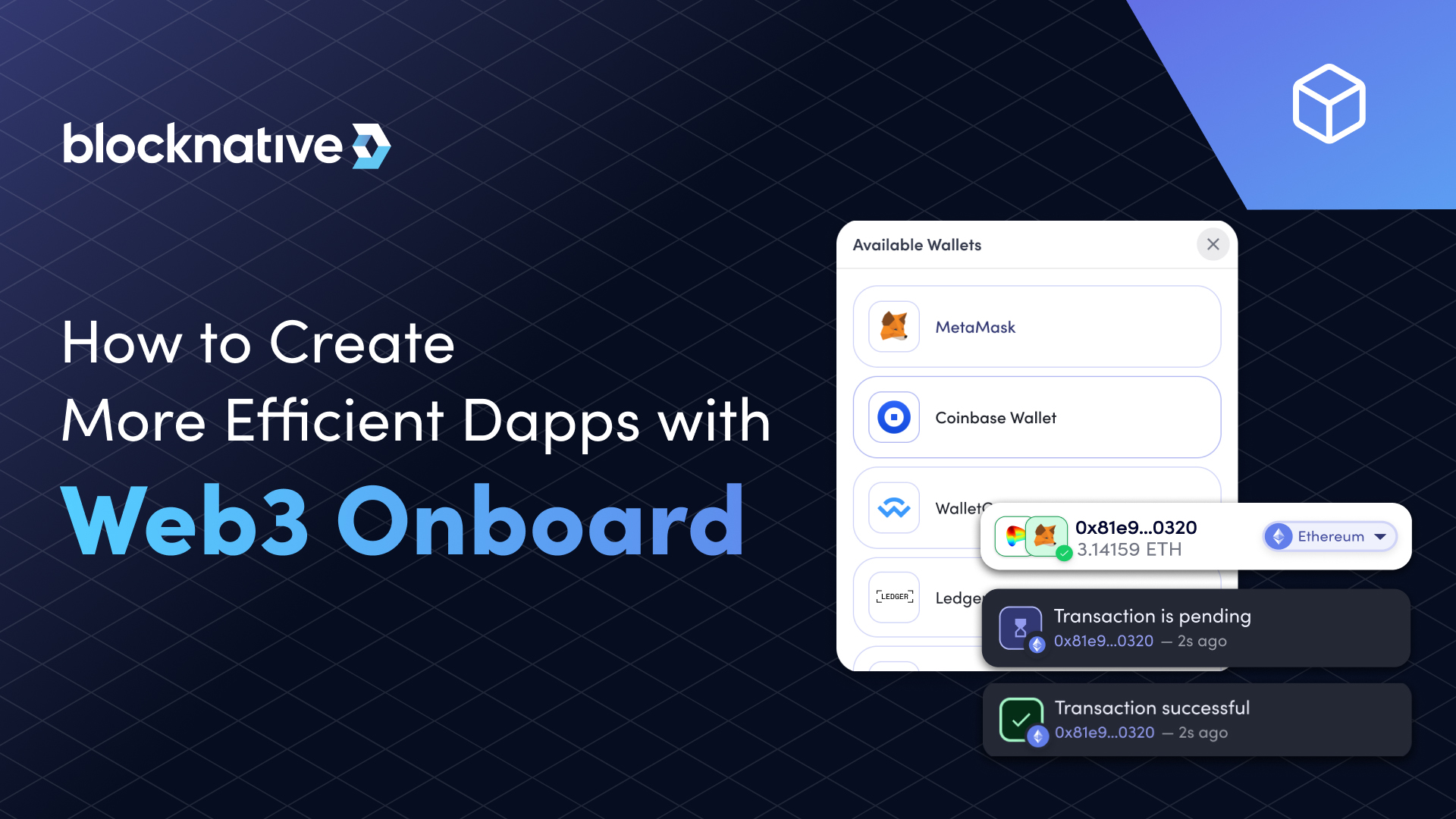 Onboard Blocknative wallet connection Base blockchain