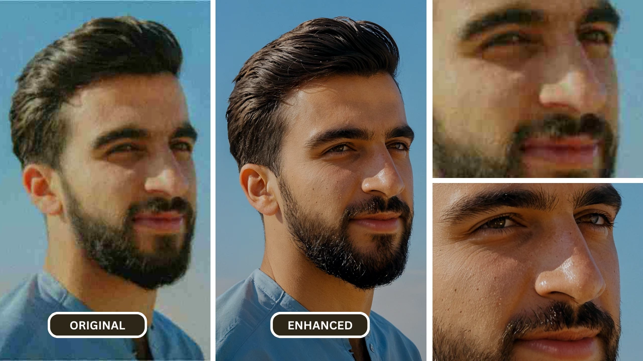 AI image unnatural pixelation artifact