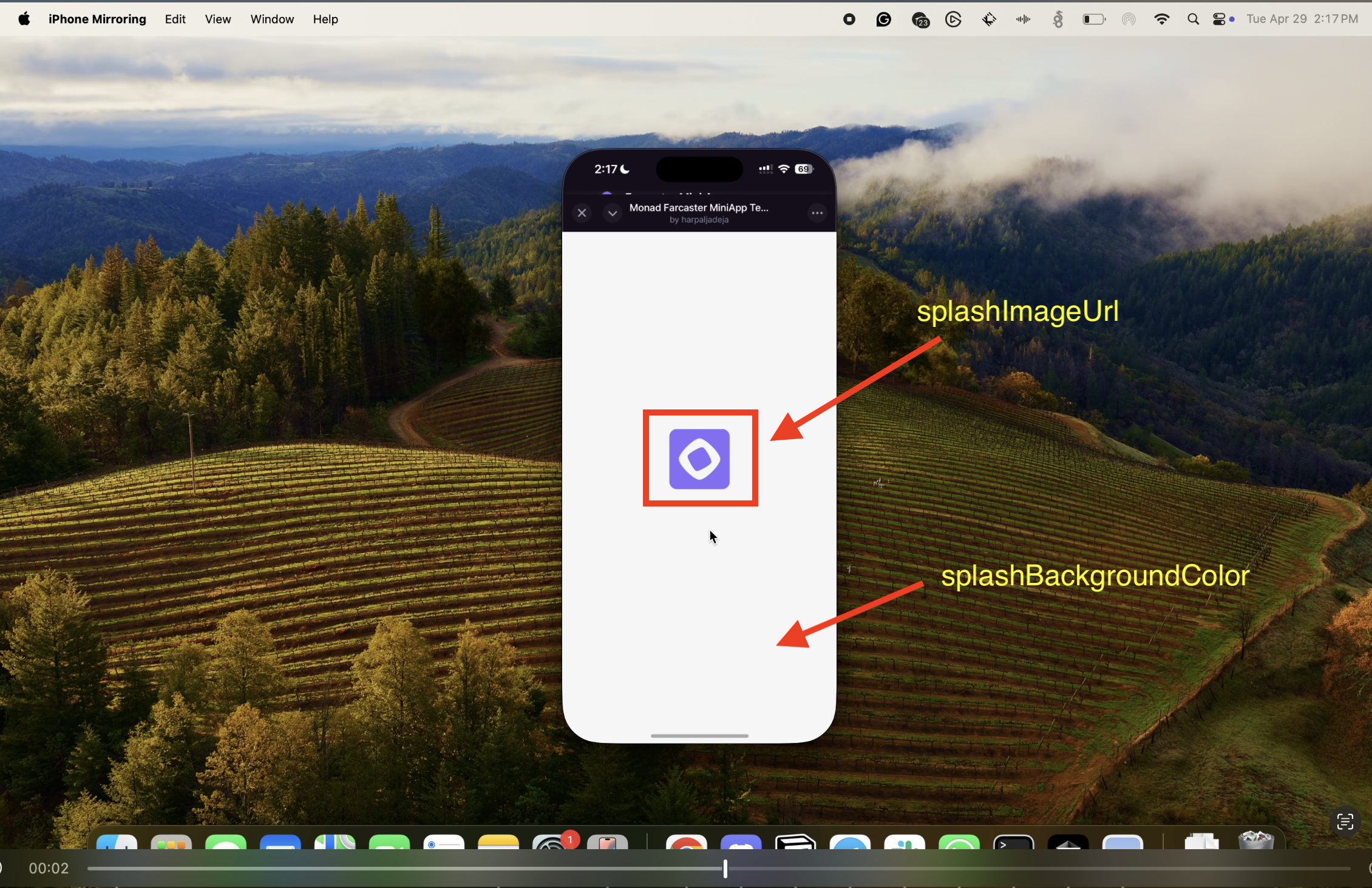 Farcaster interactive Frames Mini Apps