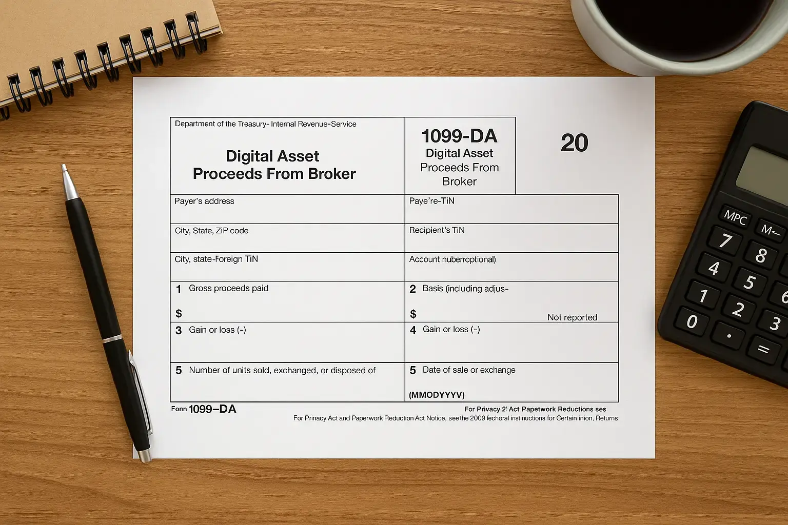 Form 1099-DA crypto exchange IRS 2025