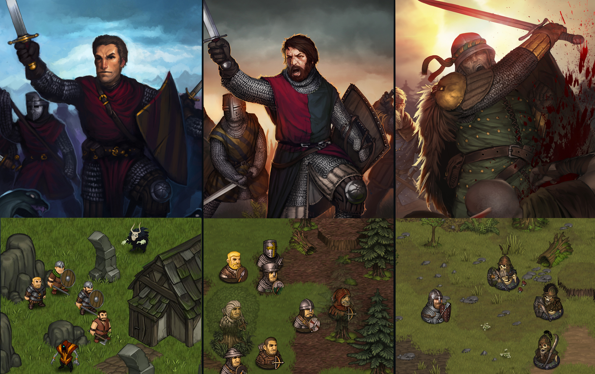 Battle Brothers game art