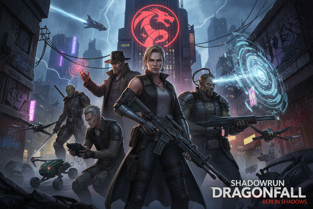 Shadowrun Dragonfall artwork