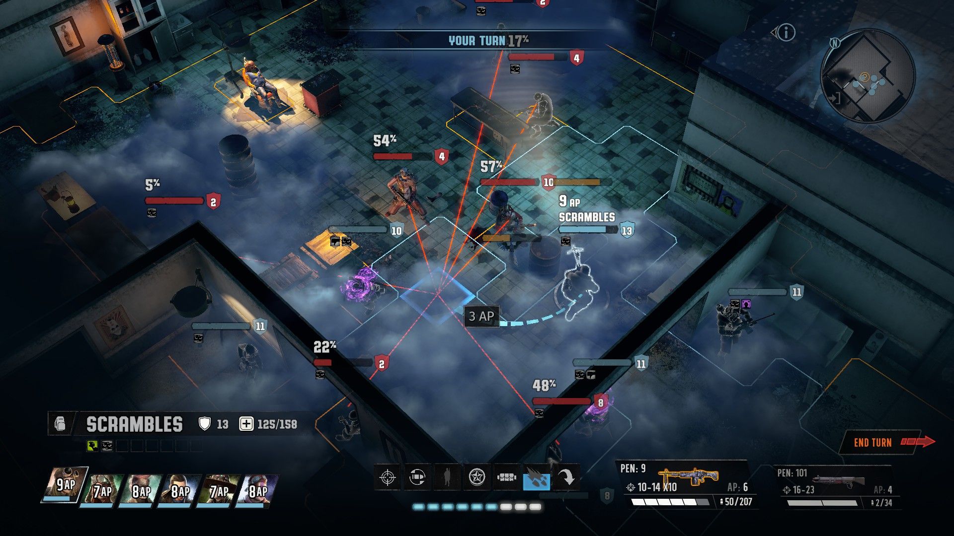 Wasteland 3 combat screenshot