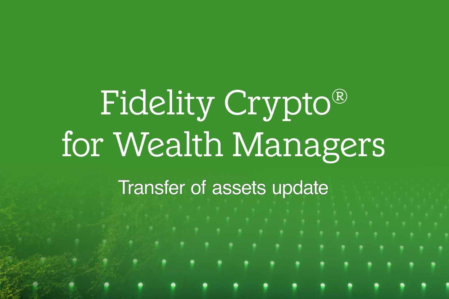 Fidelity 401k crypto investment dashboard