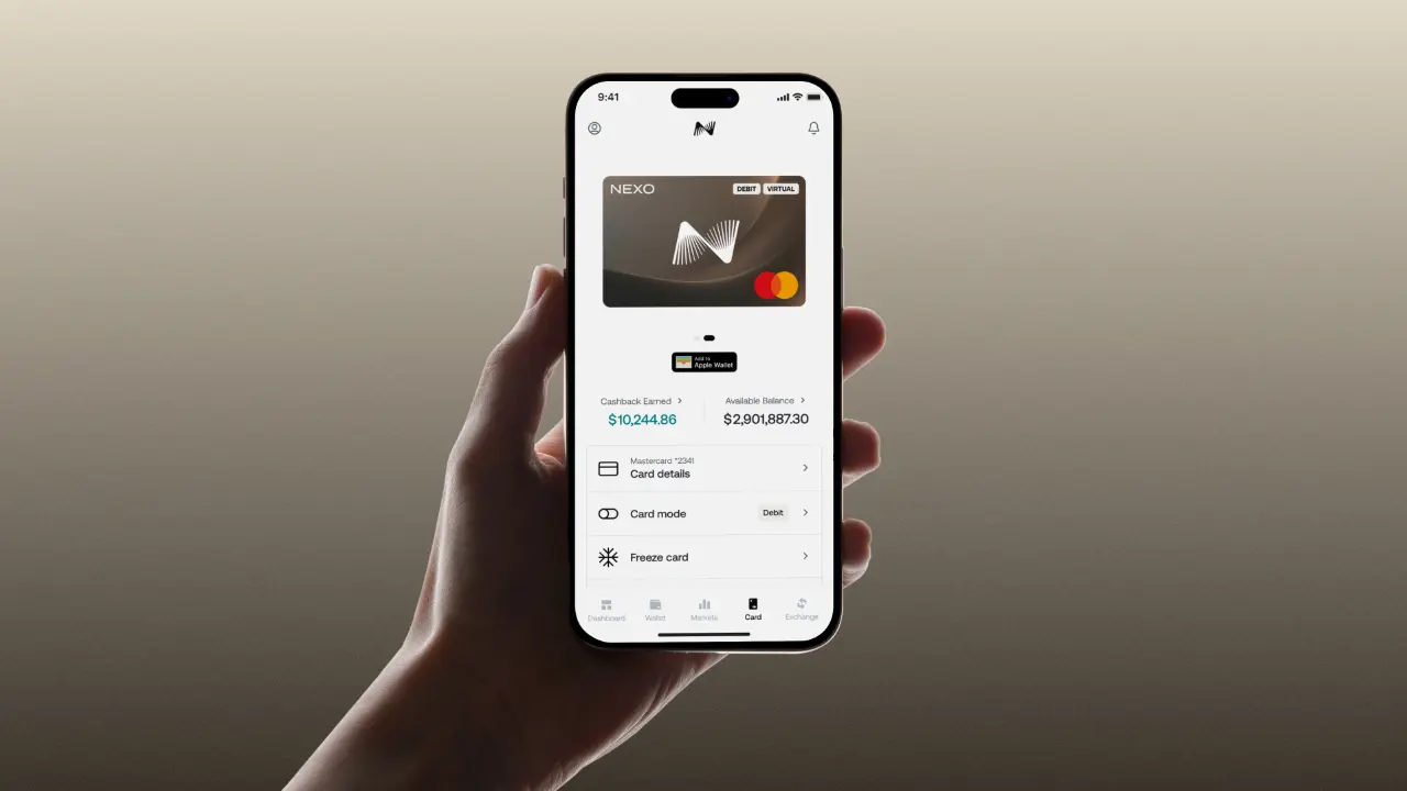 Nexo Card debit