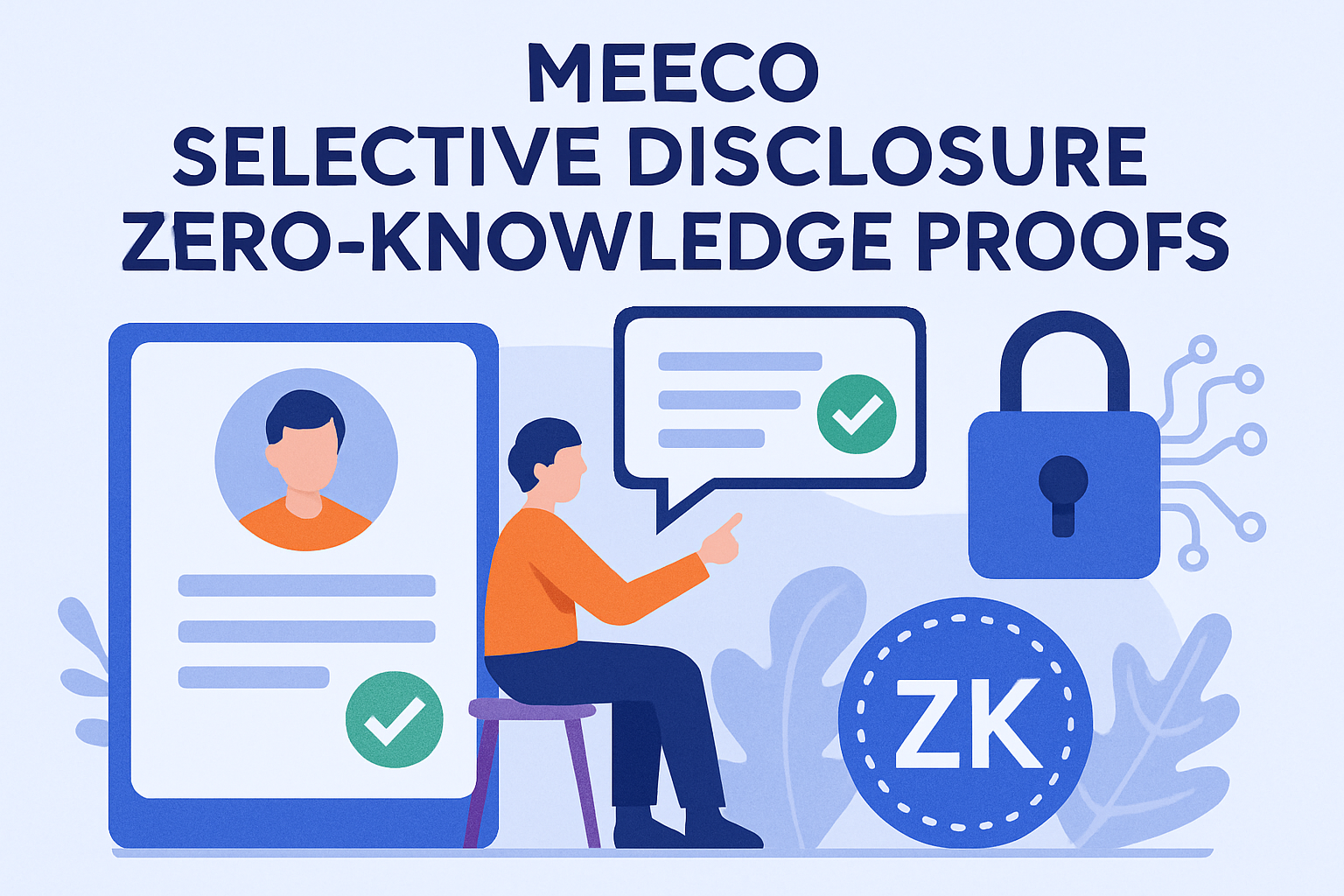 Meeco selective disclosure zero-knowledge proofs