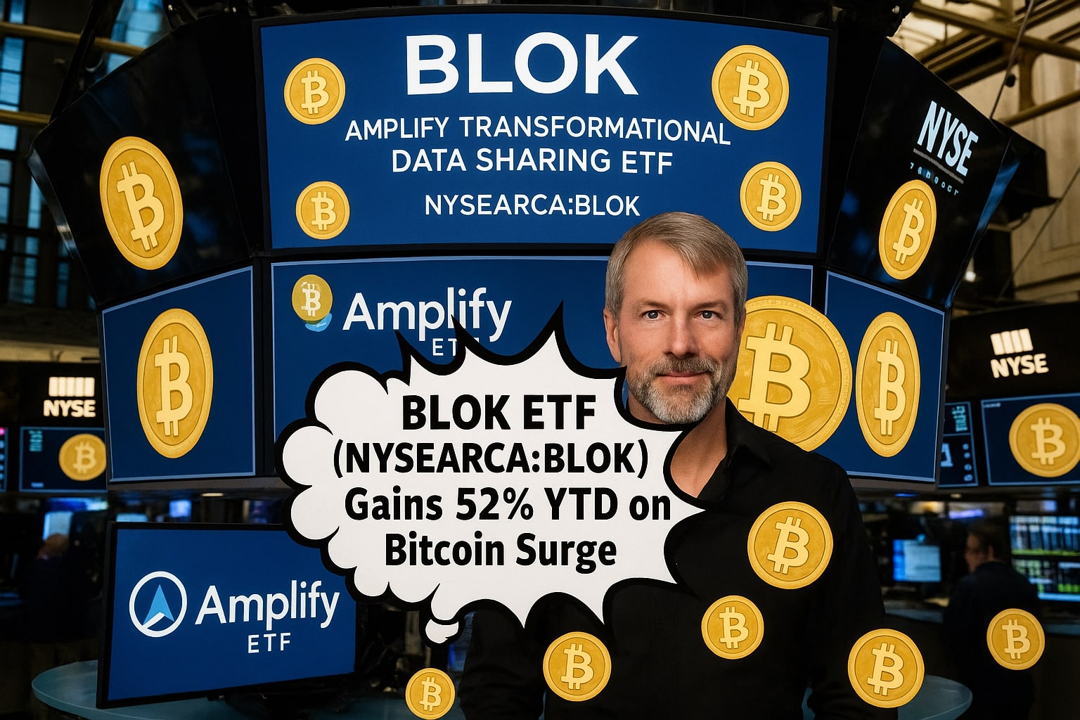 Amplify Transformational Data Sharing ETF BLOK logo