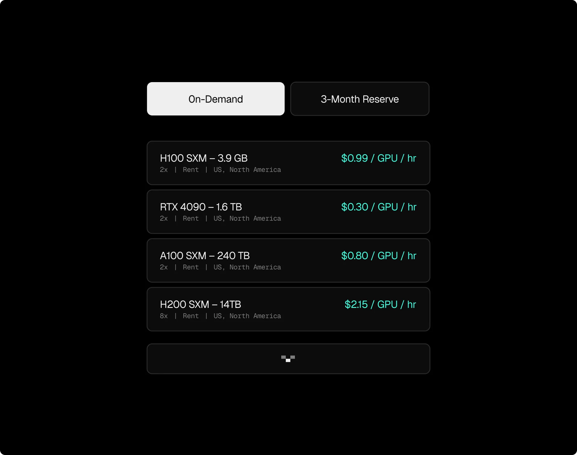 Hyperbolic decentralized GPU network platform