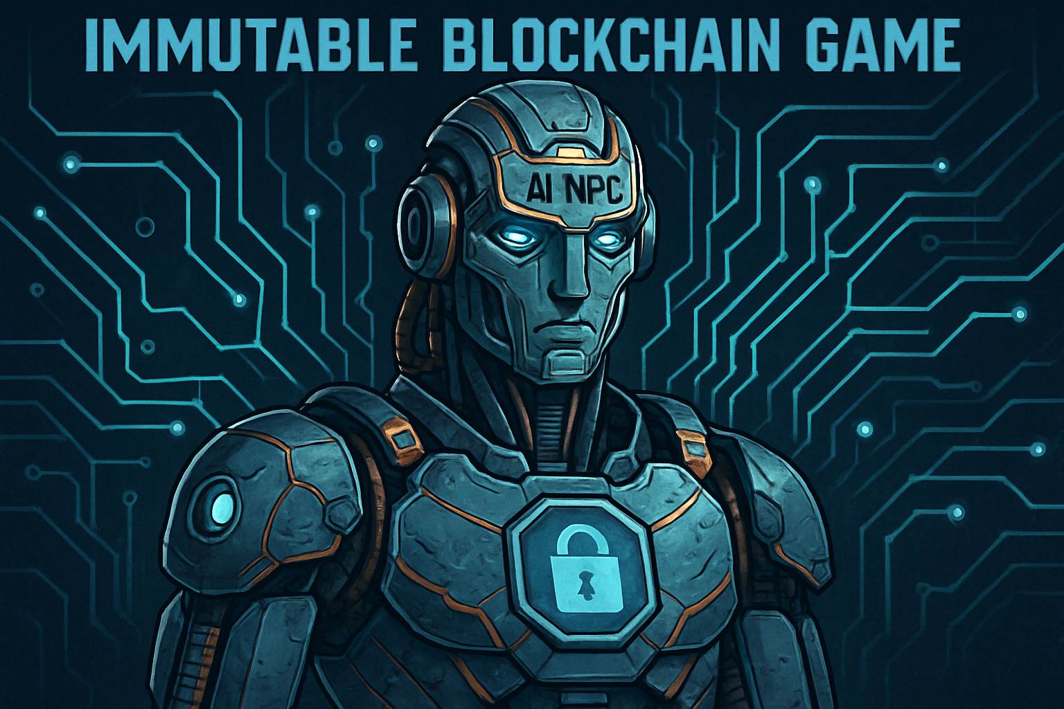 Immutable blockchain game AI NPC