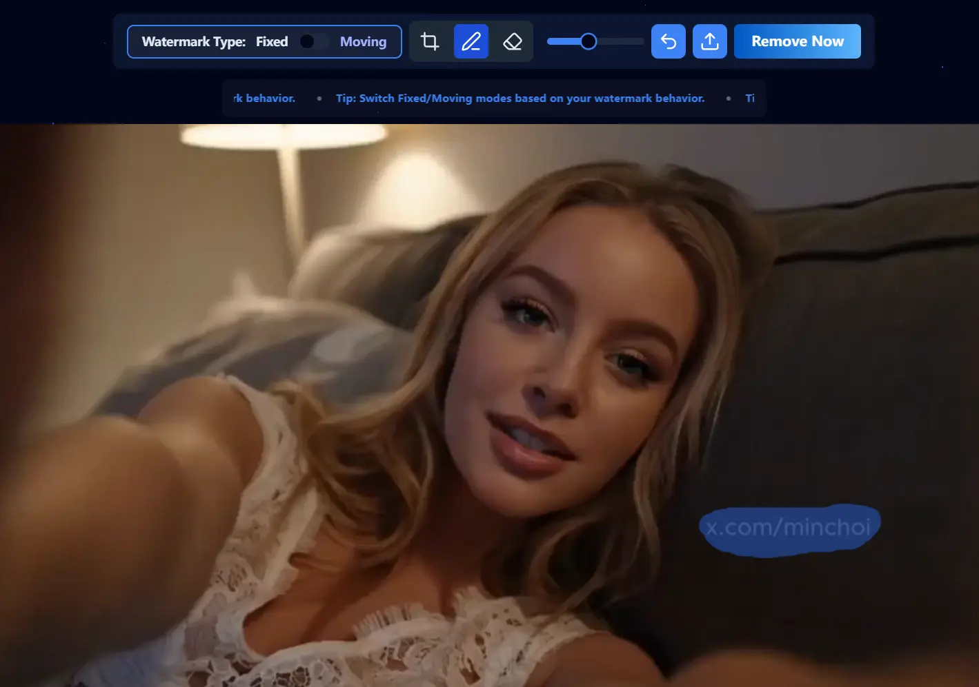 video compression artifacts watermark removal