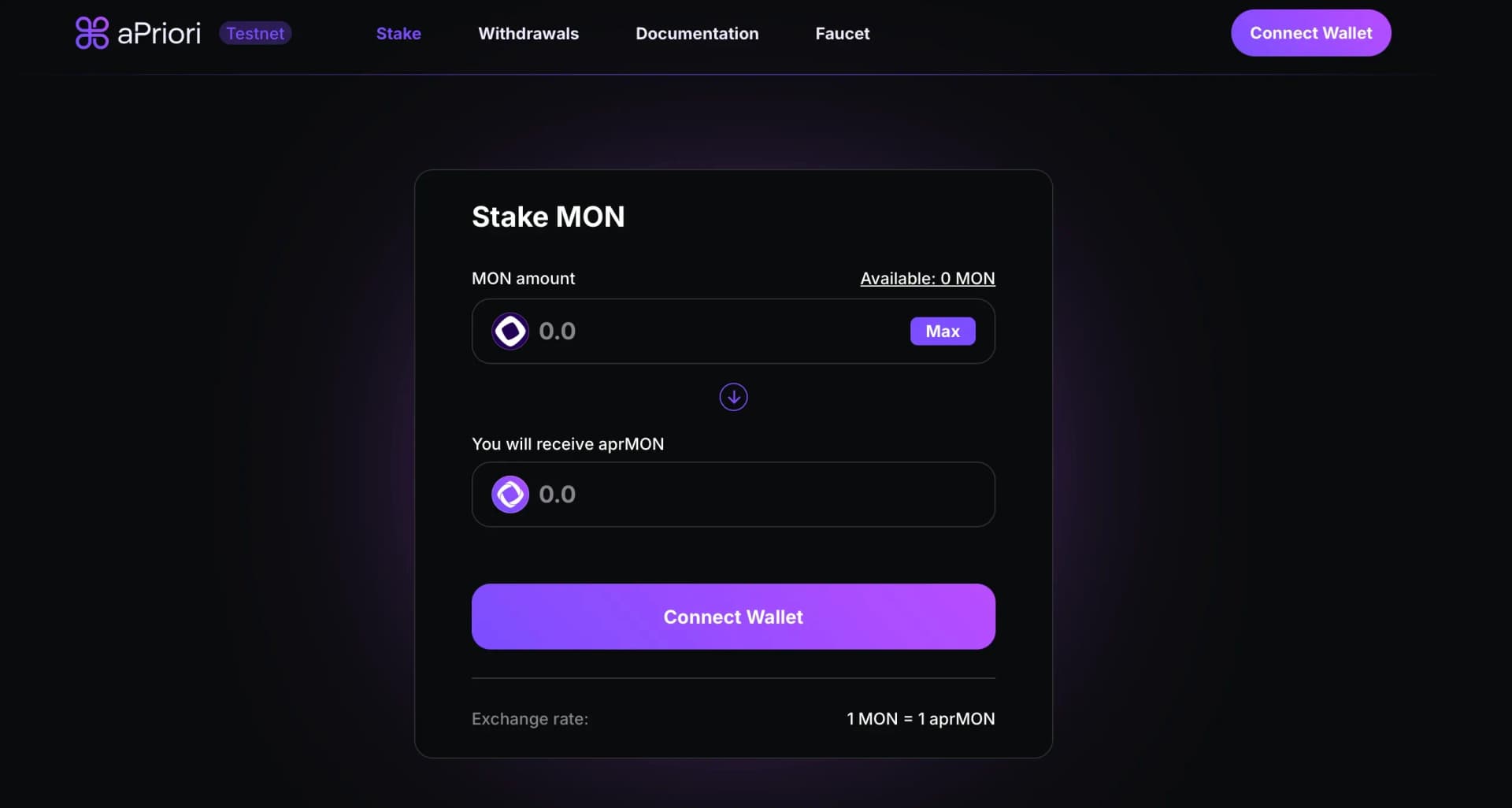 Monad Explorer Monad testnet interface screenshot
