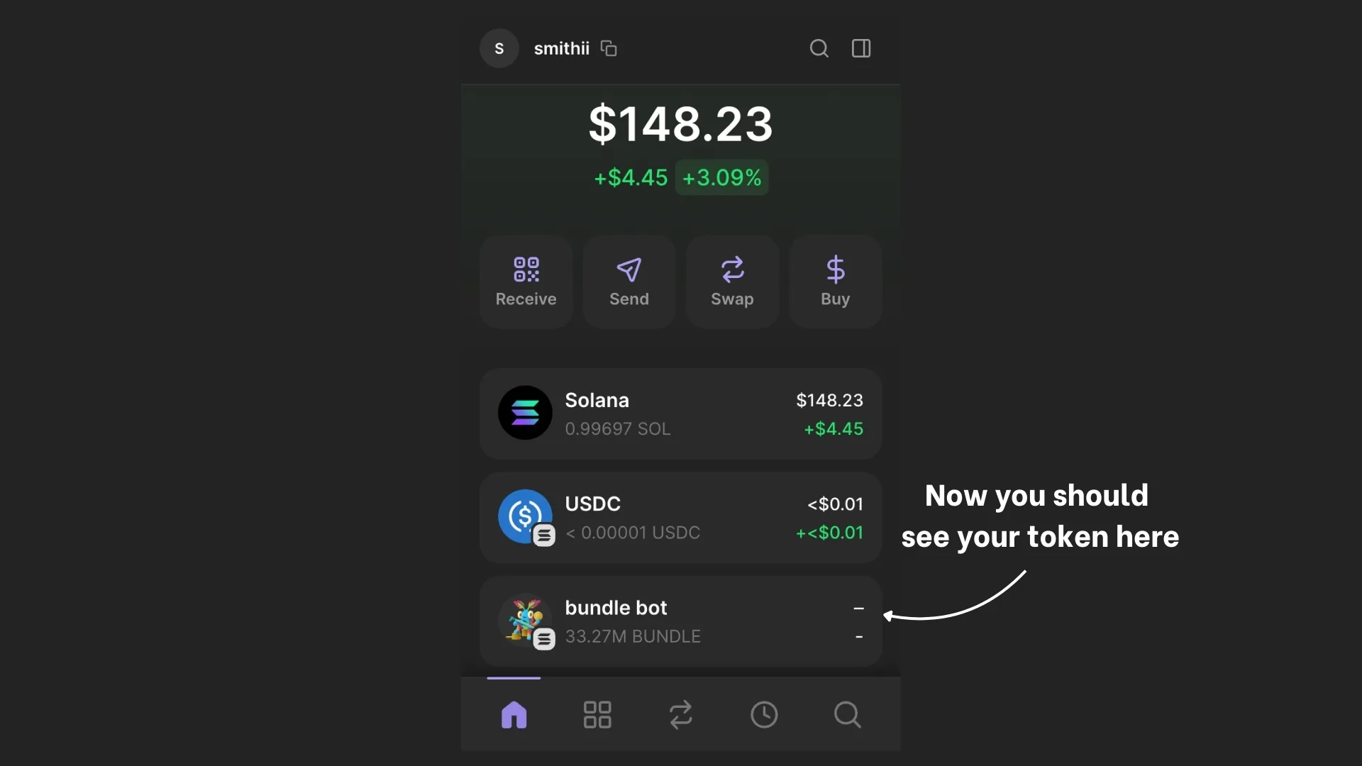 Solana wallet registration form