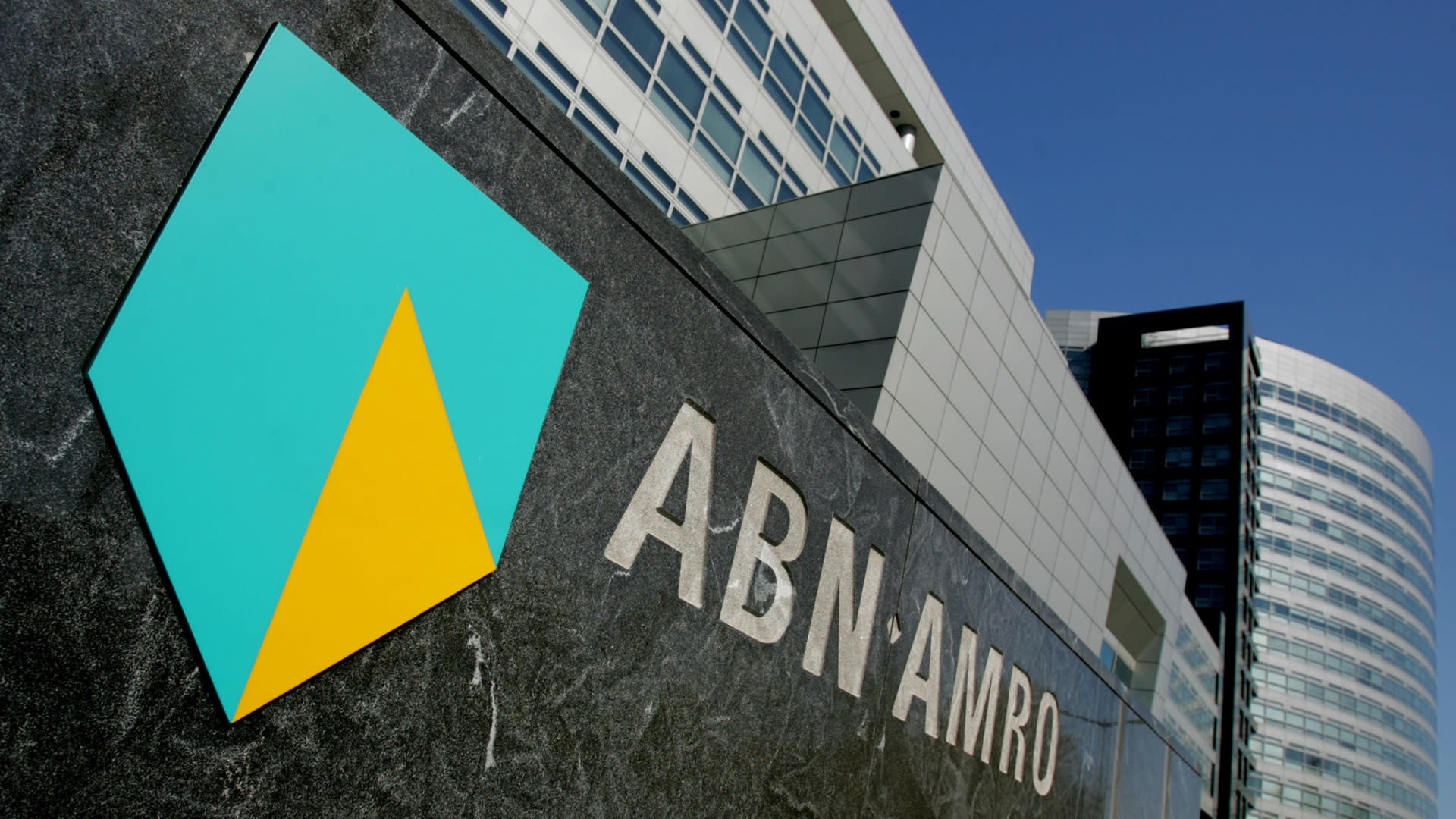ABN AMRO bank logo Netherlands