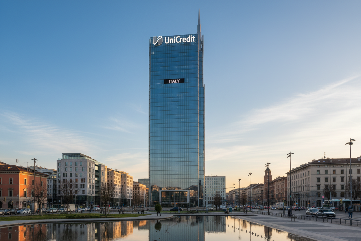 UniCredit bank logo Italy