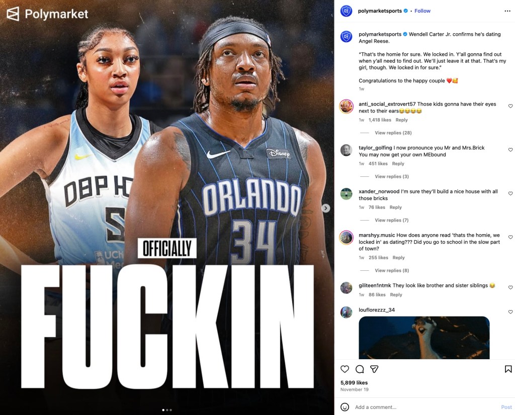 Polymarket NBA player prop market screenshot