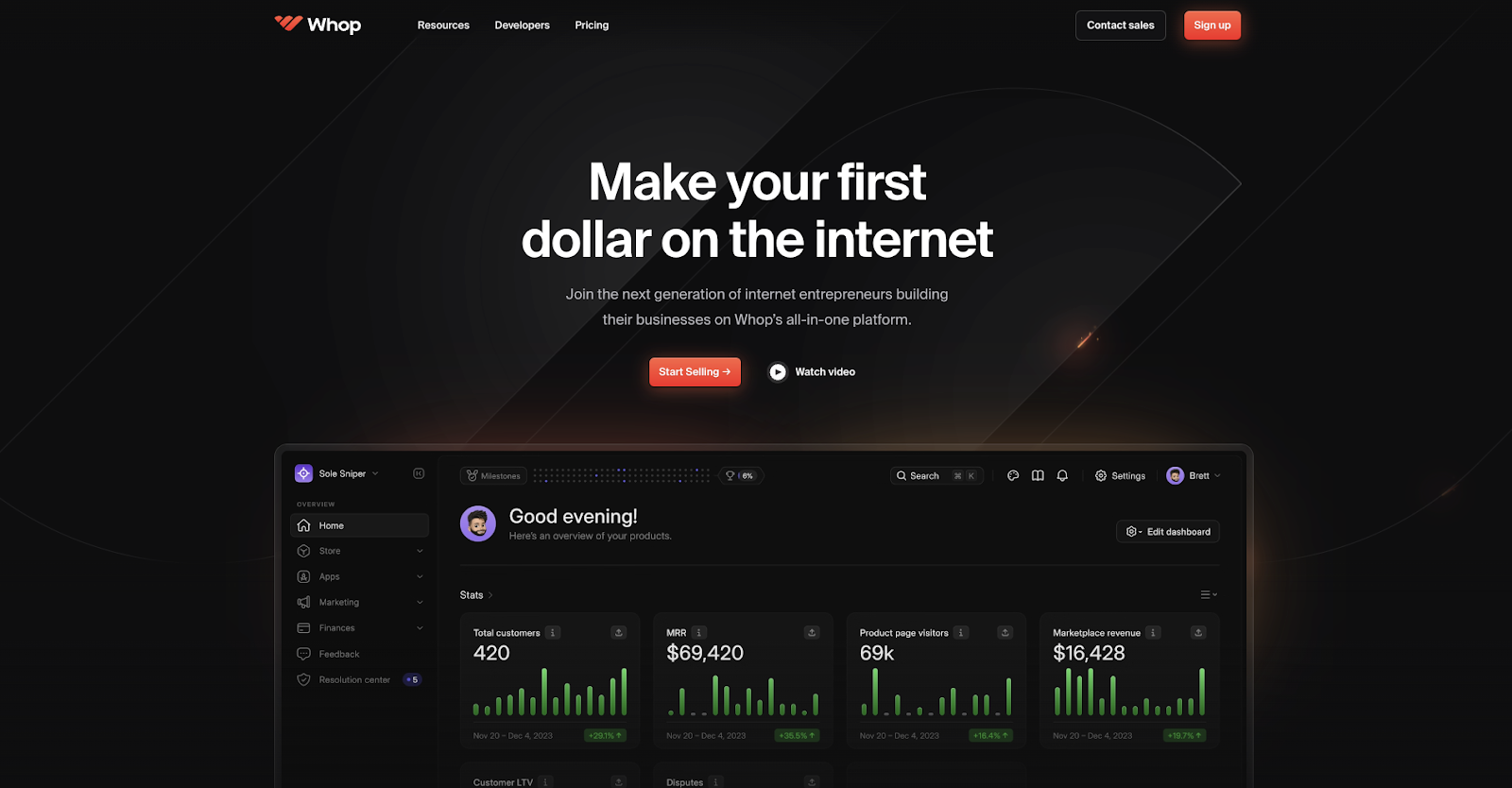 Chargebee blockchain subscription billing dashboard