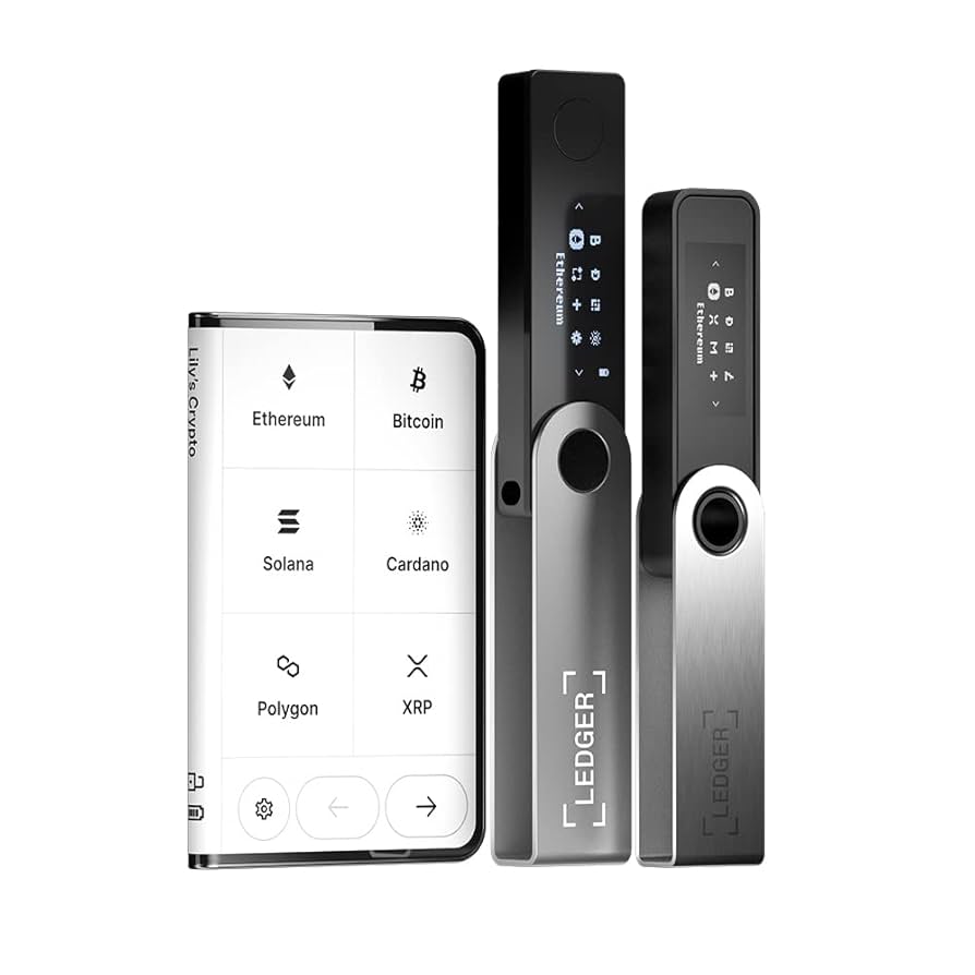 Ledger Stax curved E Ink touchscreen