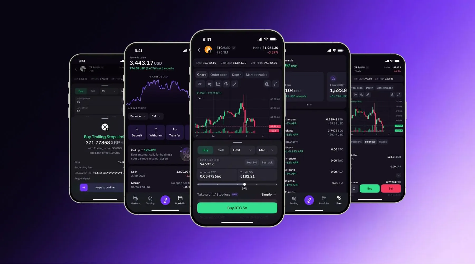 Kraken Pro xStocks trading interface