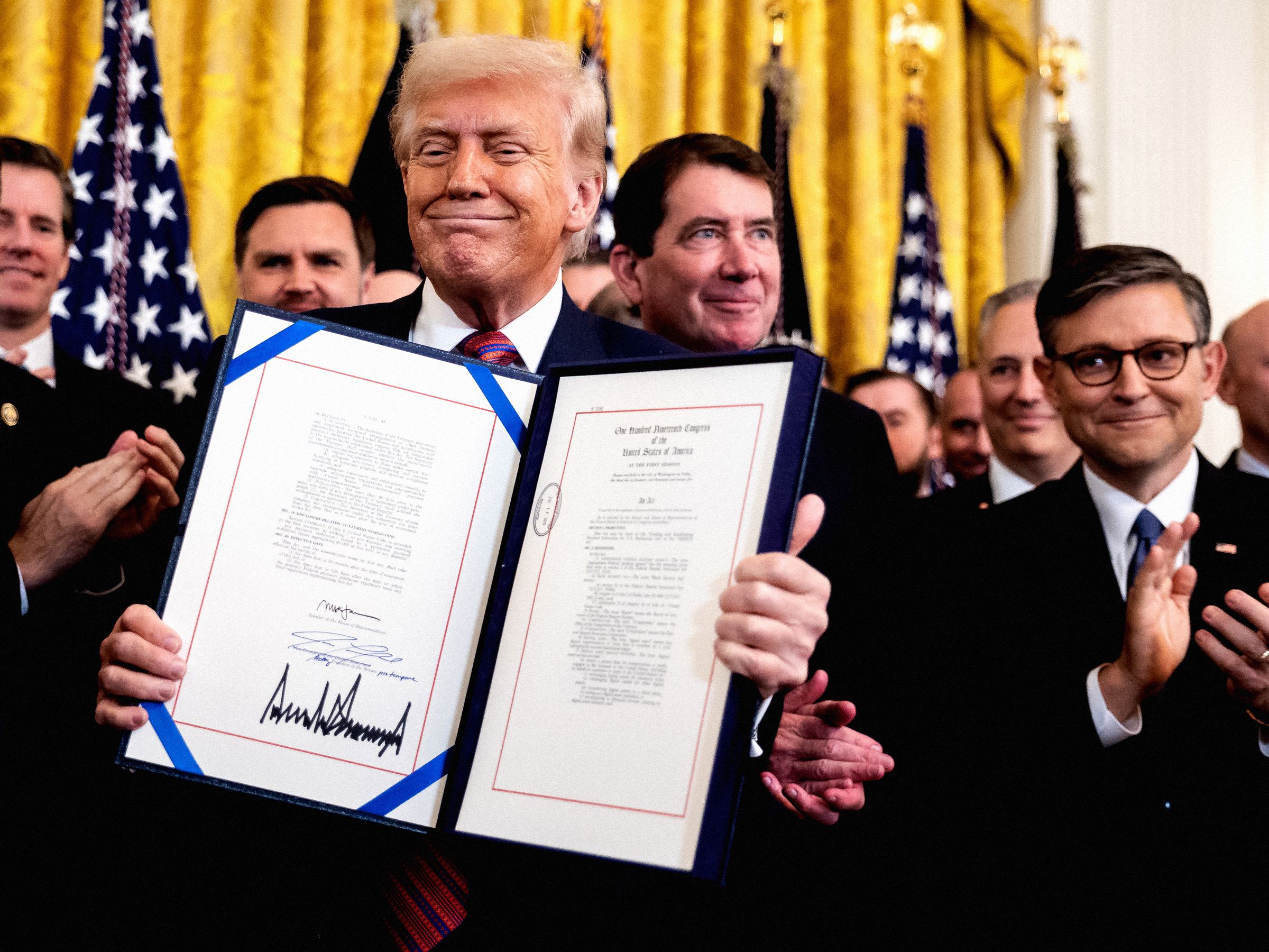 stablecoin issuer annual audit GENIUS Act