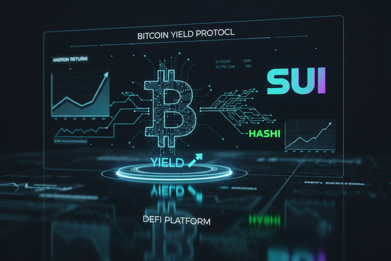 Bitcoin yield DeFi Sui Hashi