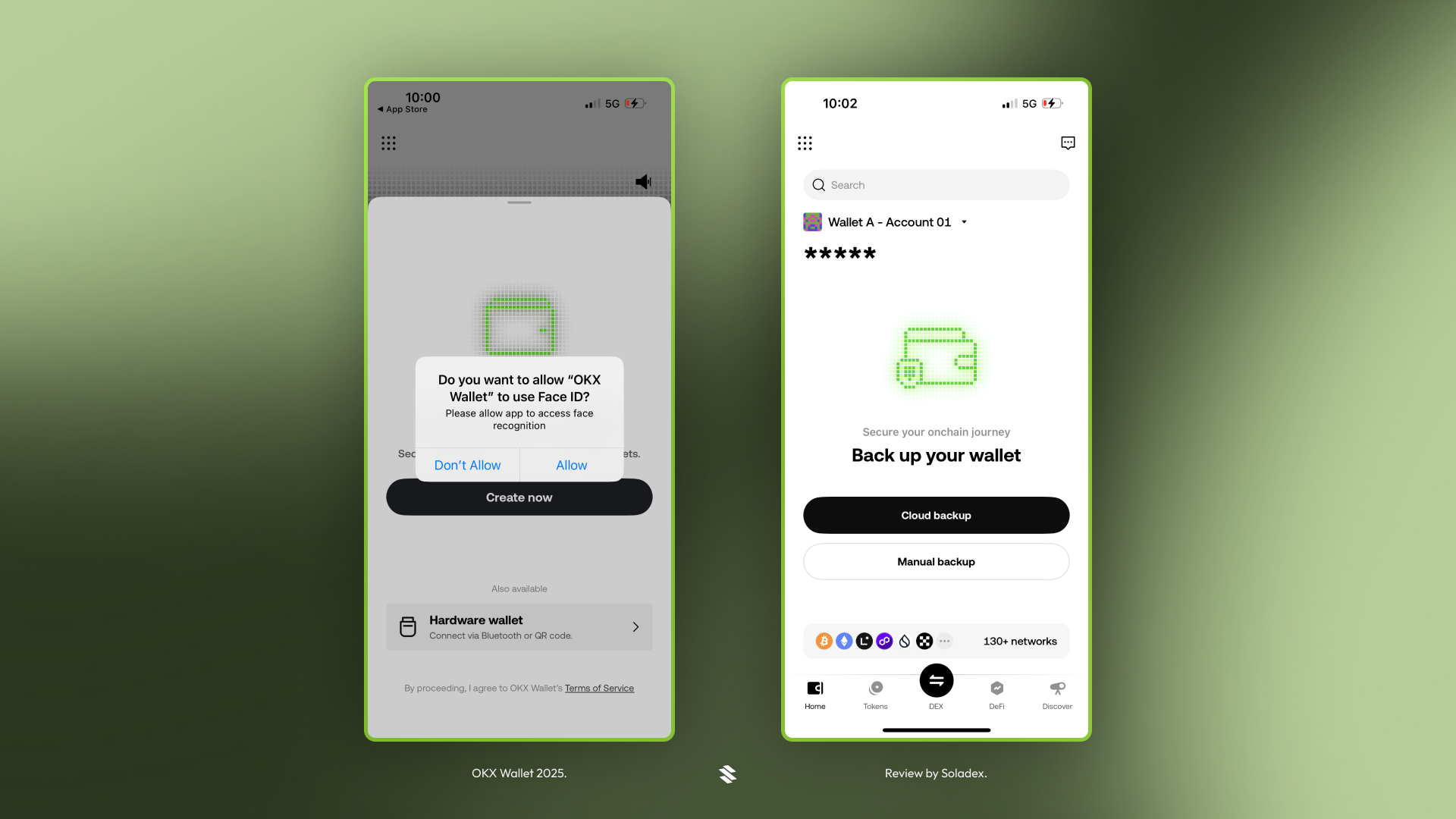 OKX Wallet L2 features UI