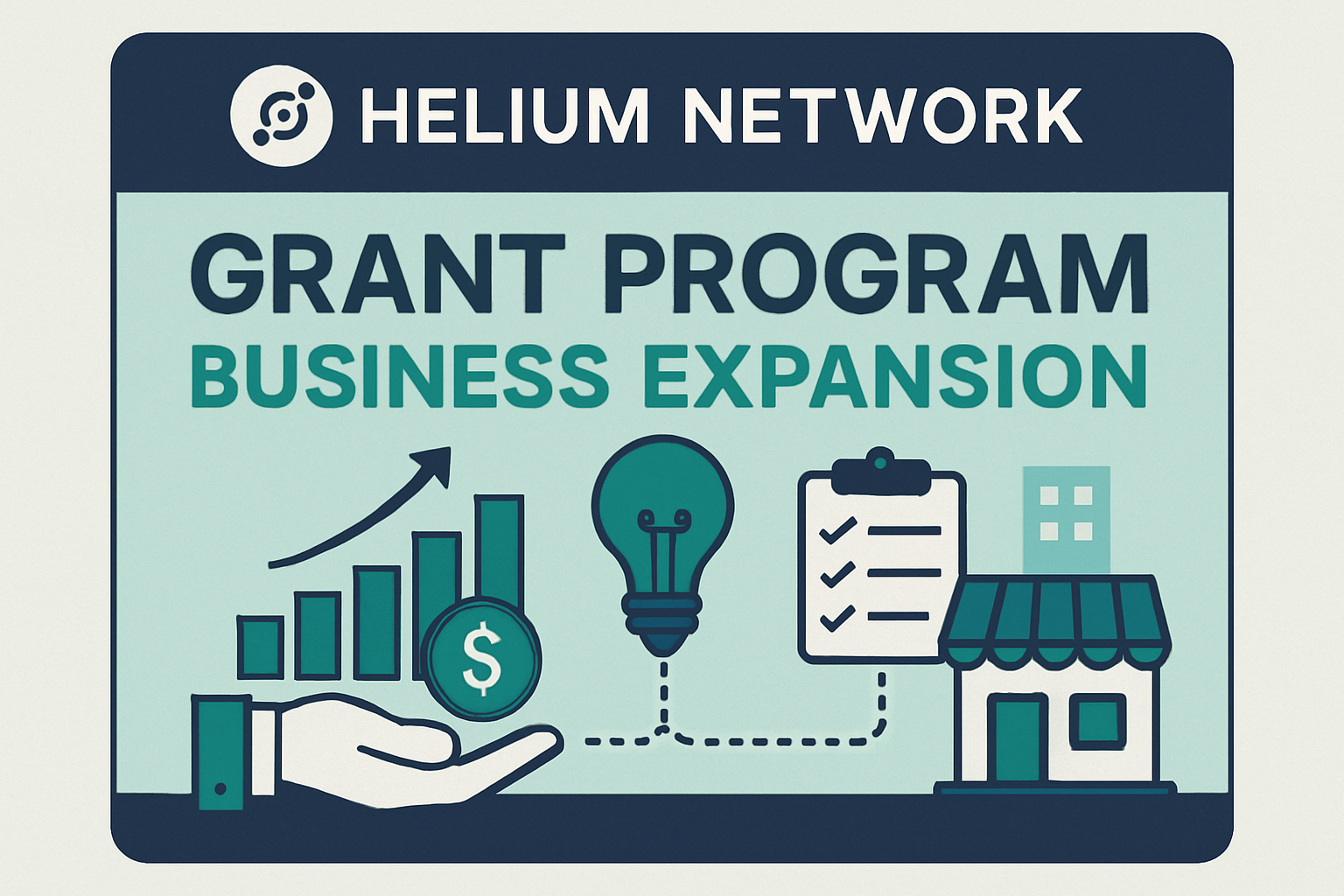 Helium Network grant program business expansion