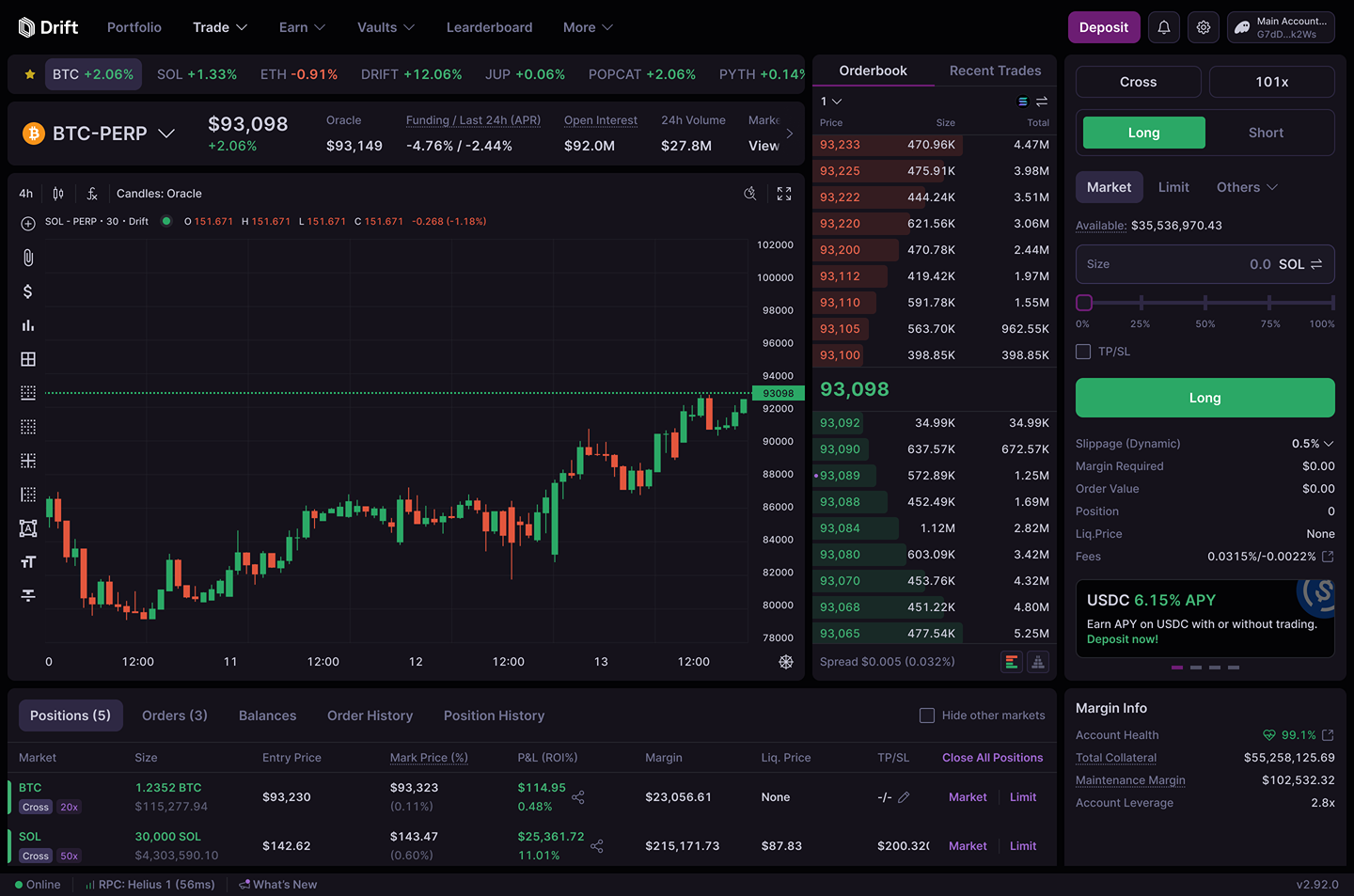 Drift BET Solana prediction market dashboard