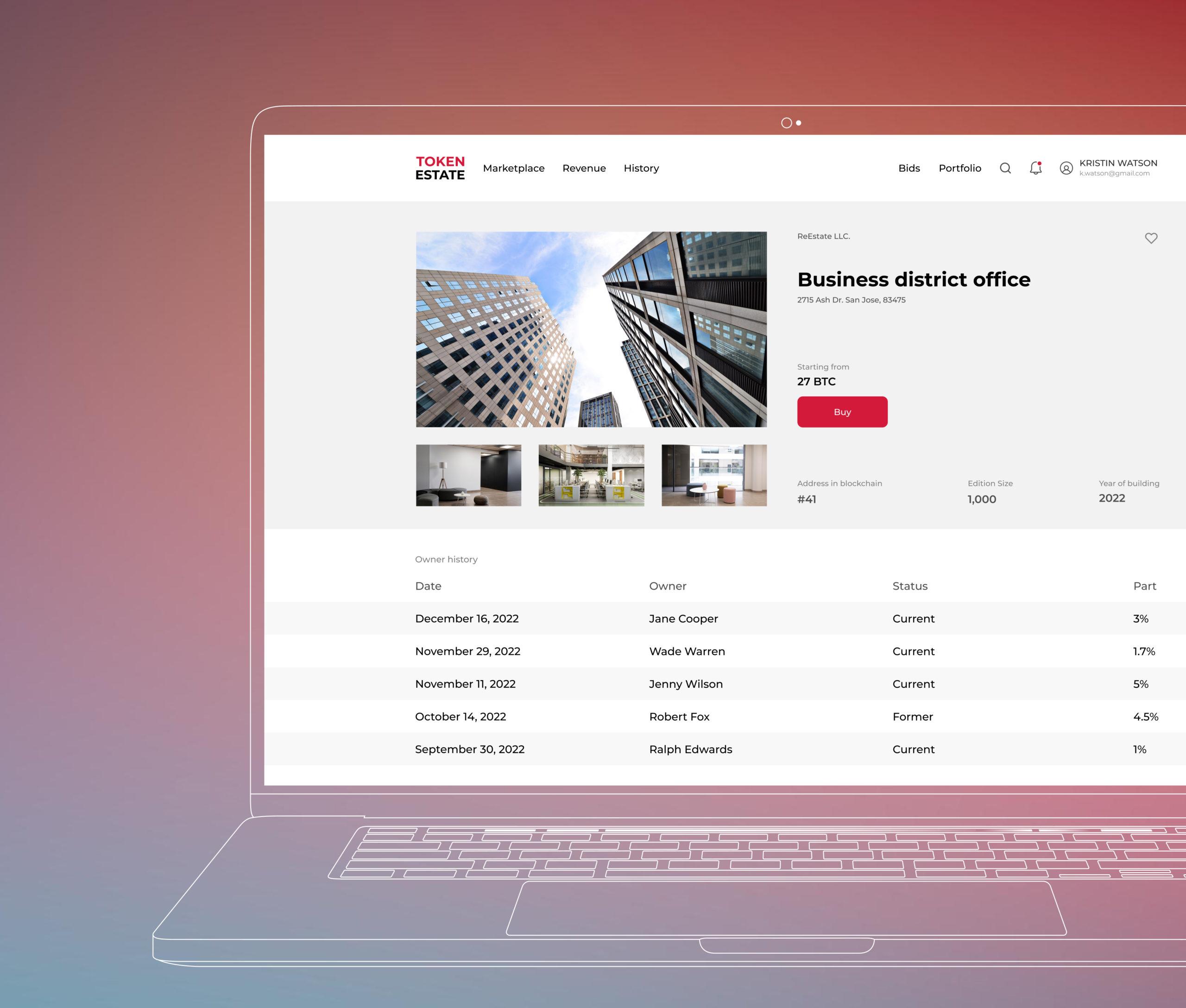 real estate token trading platform