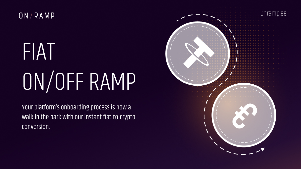 Onramper logo crypto offramp