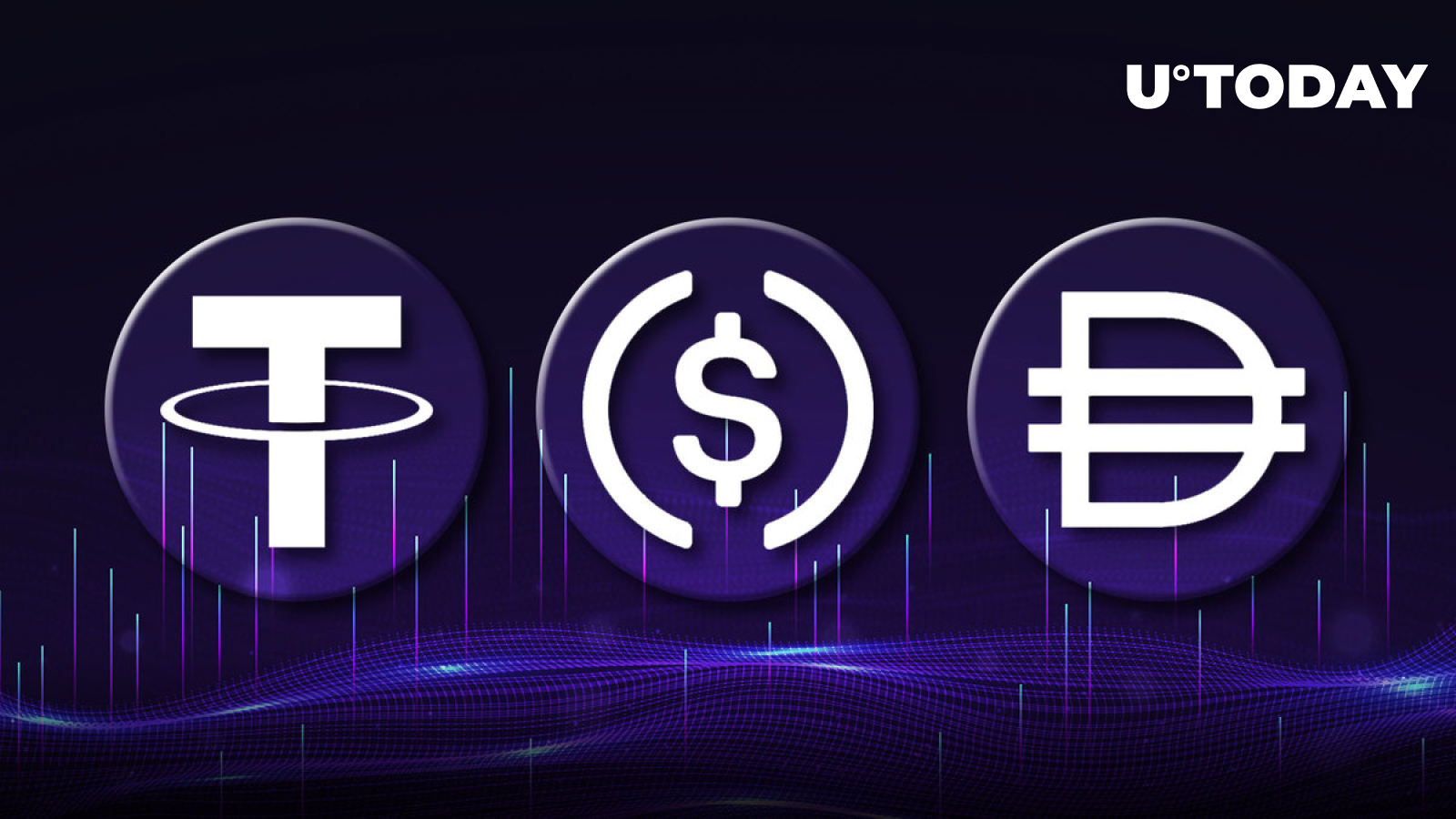 USDC DAI TUSD USDT stablecoins logo