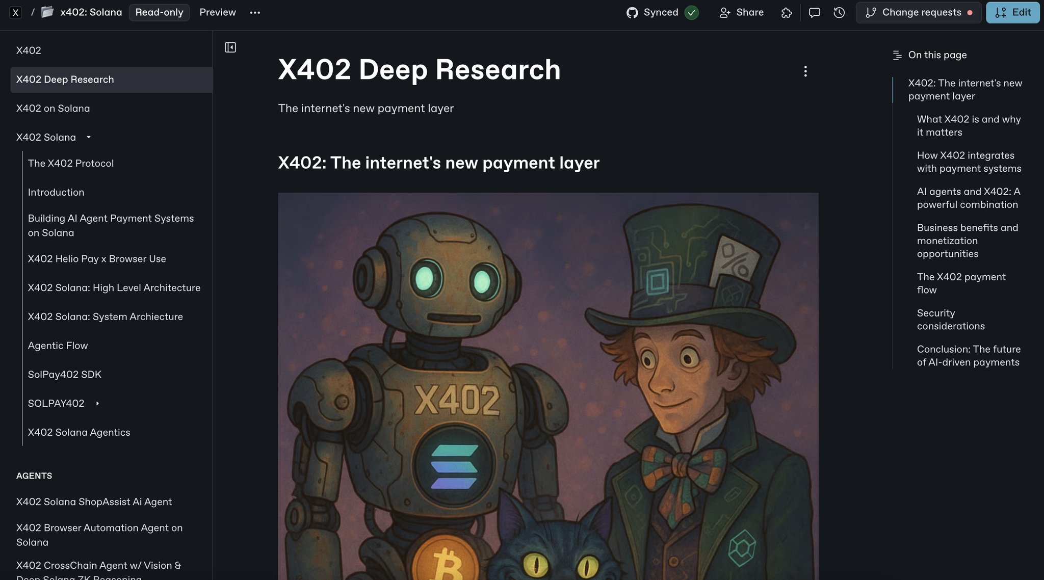 AI agent x402 Solana payment