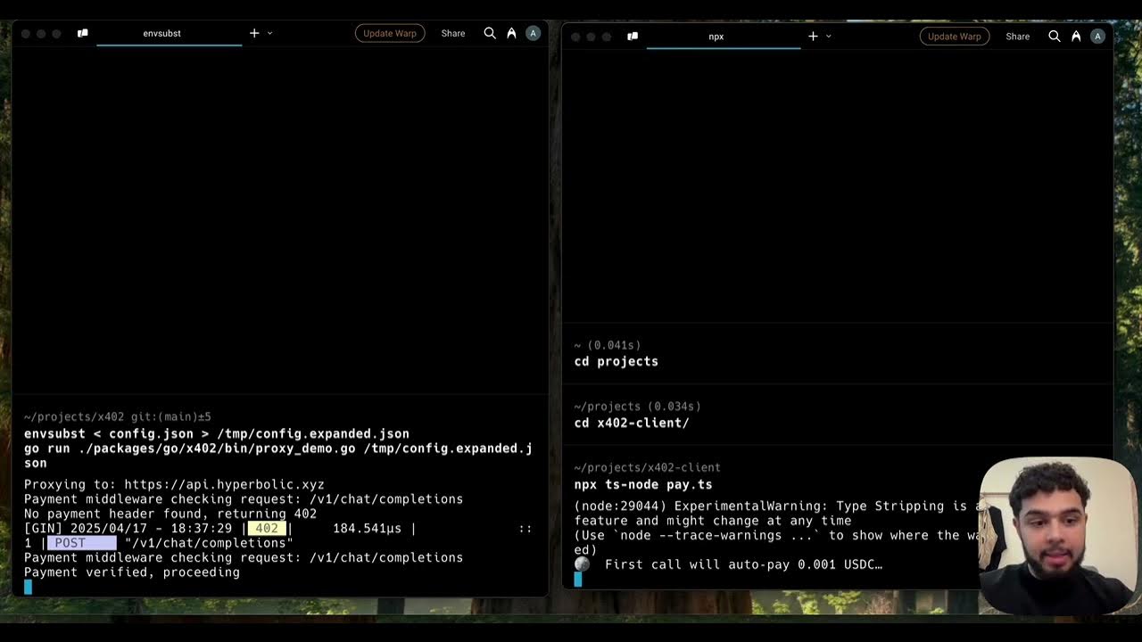x402 Bazaar Coinbase pay-per-request