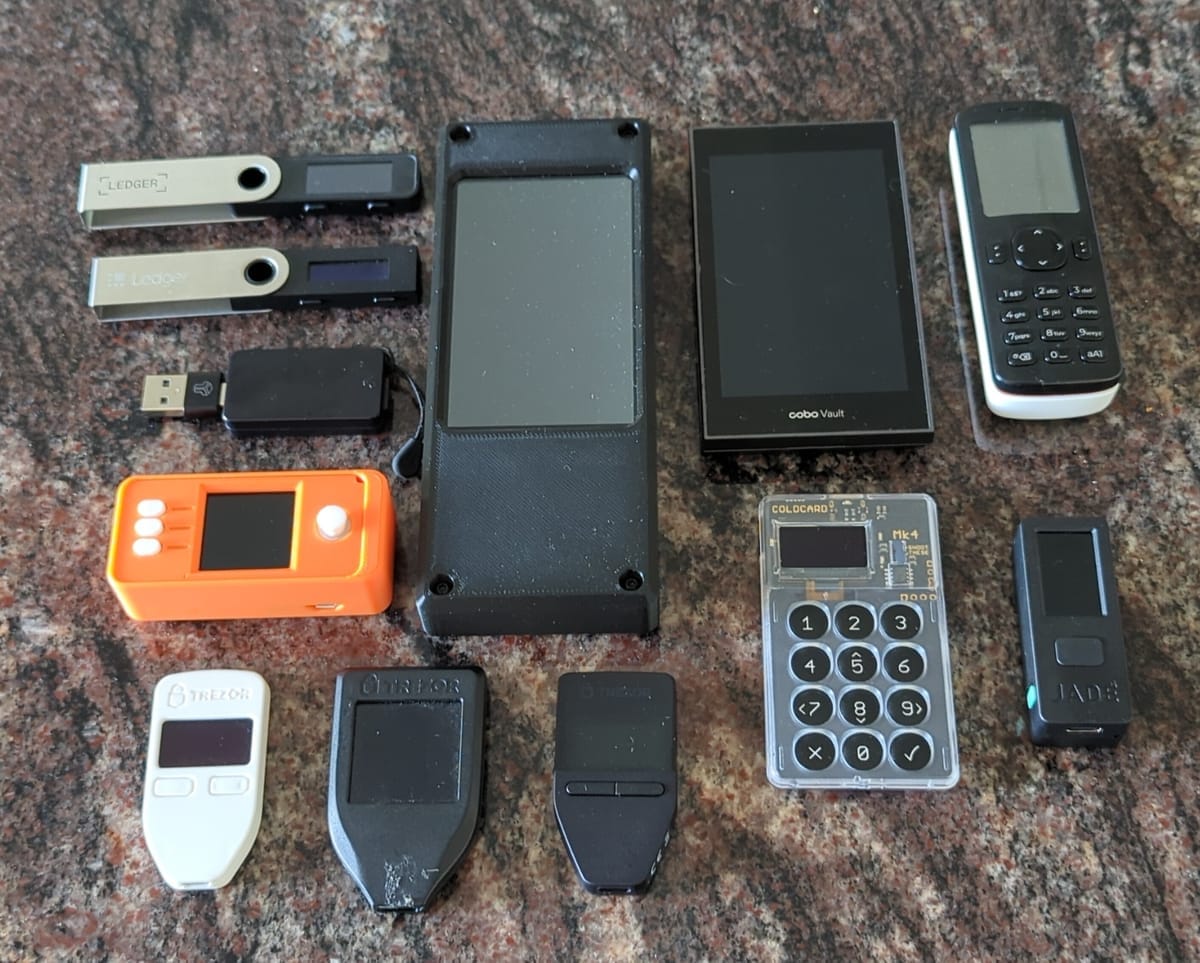 Ledger hardware wallet used for DAO multisig signing