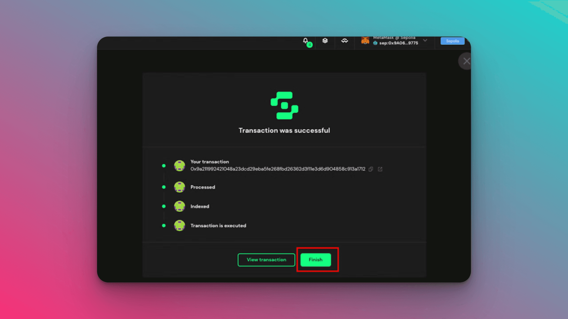 Safe multisig wallet real-time transaction alerts