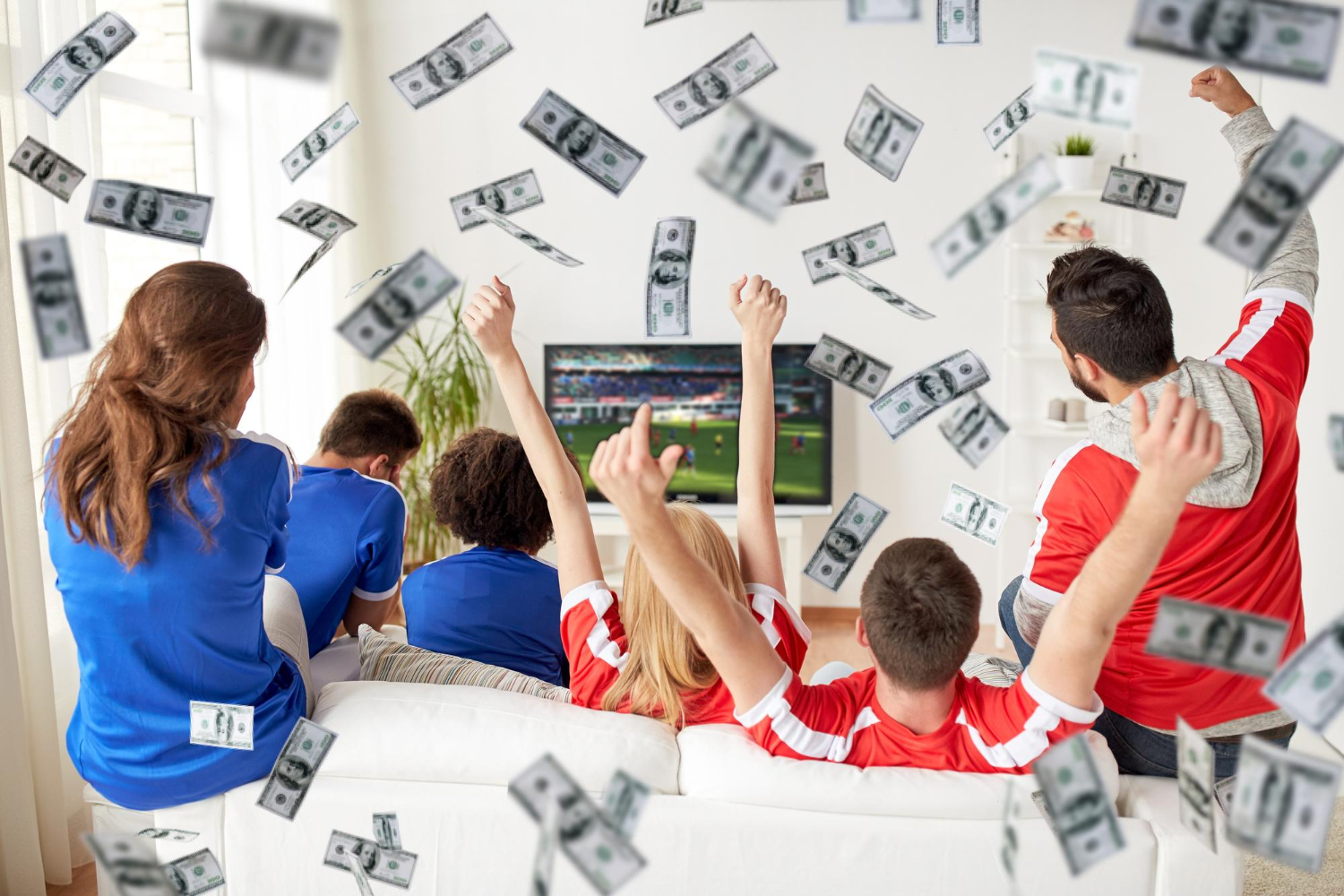 sports fans engaging with tokens