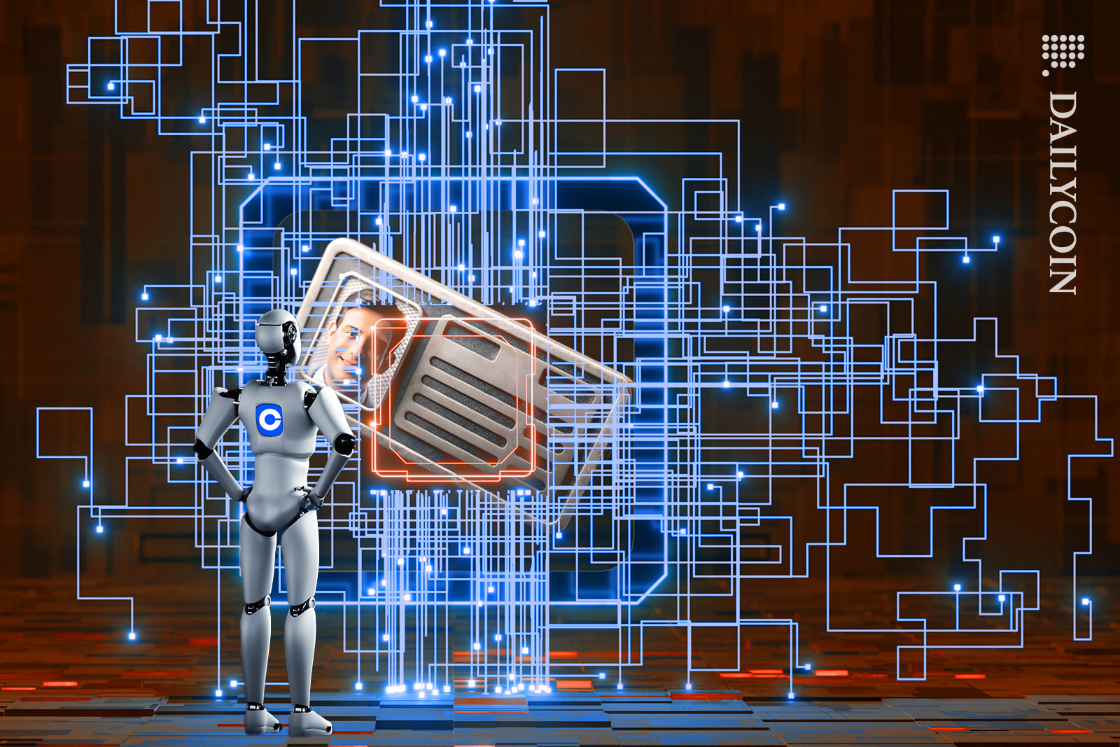 blockchain transaction speed animation