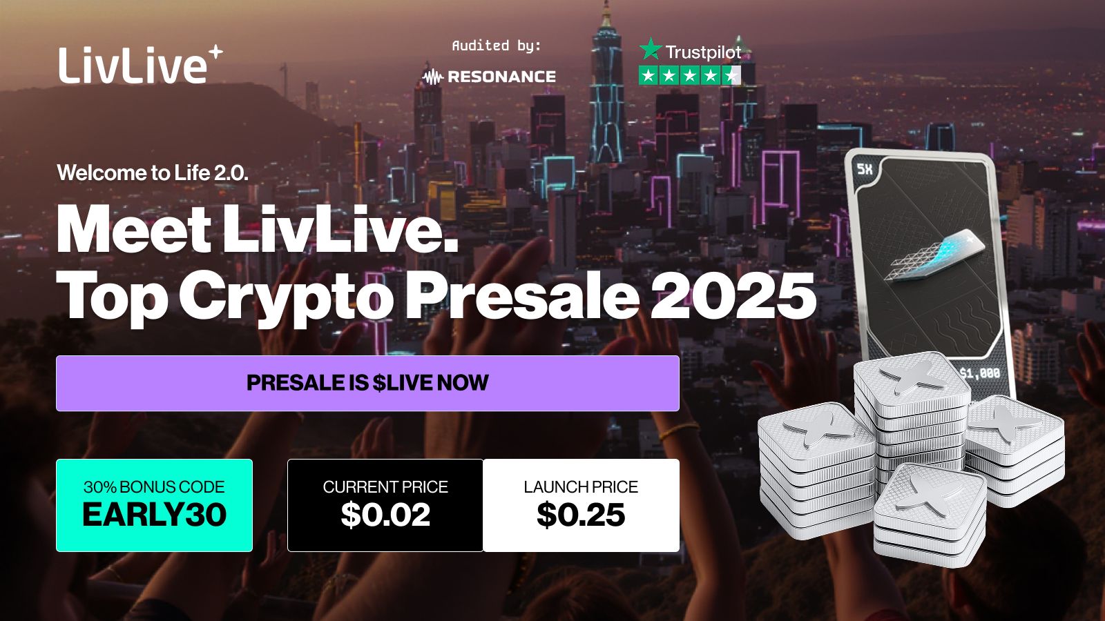 LivLive on-chain loyalty rewards