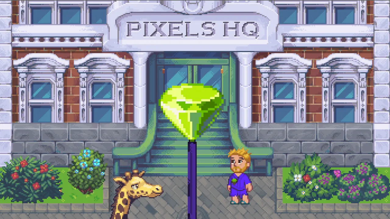 Pixels game Ronin blockchain screenshot