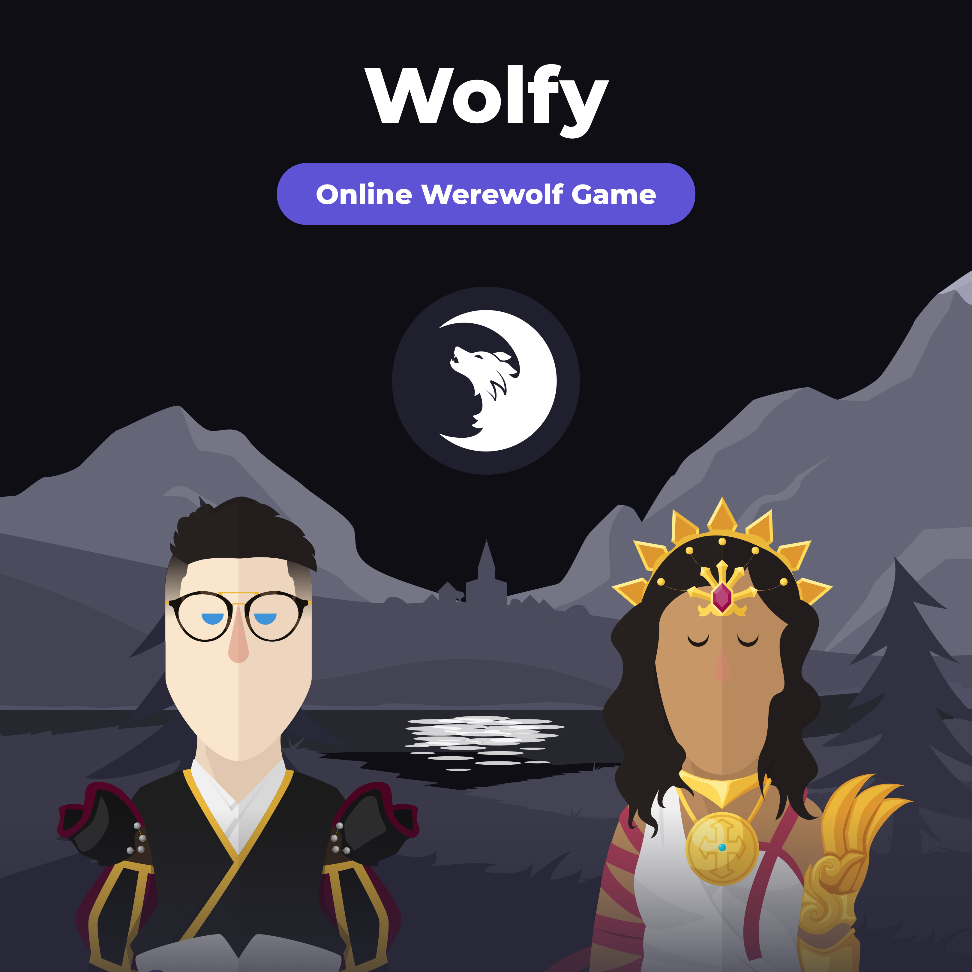 Werewolf social deduction game AI