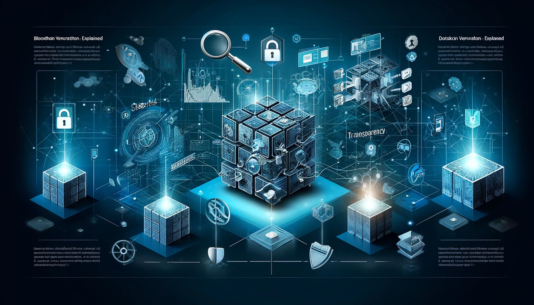 blockchain verification icon