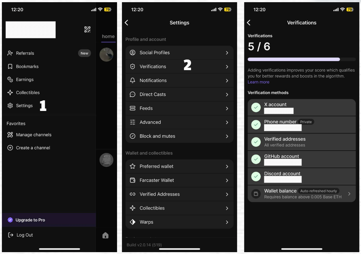 Orb collectibles Farcaster Base app